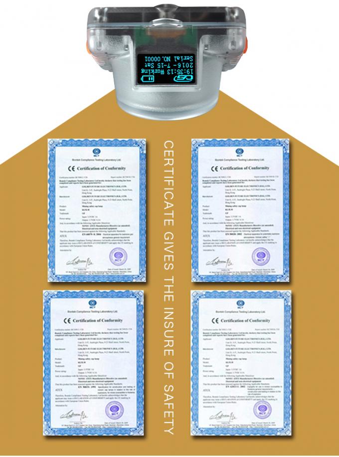 ATEX認証の無線OLED鉱山用ランプ 8