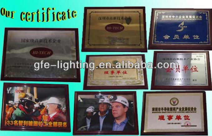 ATEX認証の無線OLED鉱山用ランプ 9