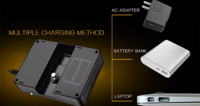 産業用3.7VLED鉱山灯 15000Lux 防水&再充電可能なキャップランプ 地下での使用 8