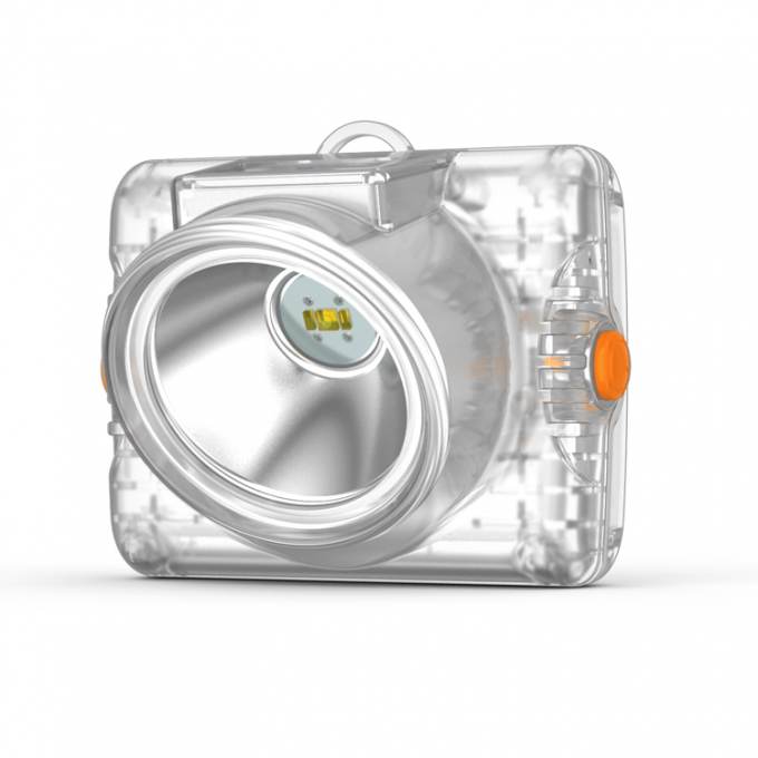 産業用3.7VLED鉱山灯 15000Lux 防水&再充電可能なキャップランプ 地下での使用 0