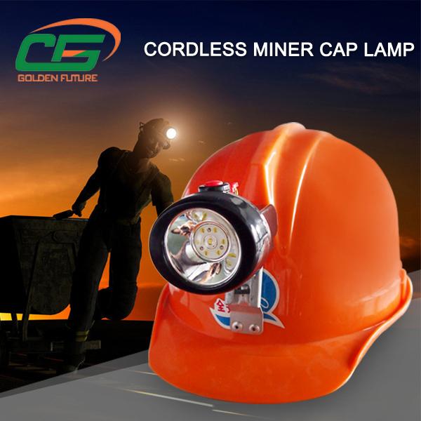 防爆型鉱山ヘッドライト、ポータブルKL2.5LM LEDキャップランプ、360°照明 4