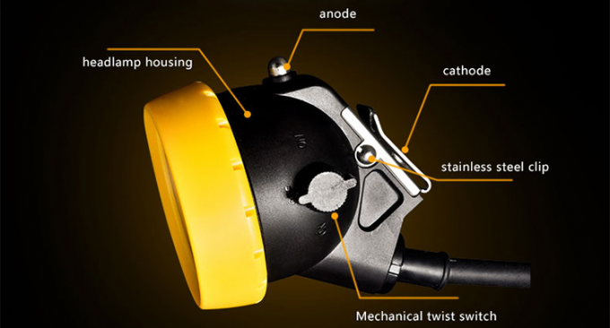 超明るいKL5LMC LED鉱山灯 再充電可能 IP68 防水 地下鉱山用の携帯 1