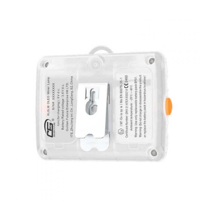 KL6LM 防爆鉱山用ヘッドランプ ATEX 認証 15000 ルクス LED コードレス設計 3