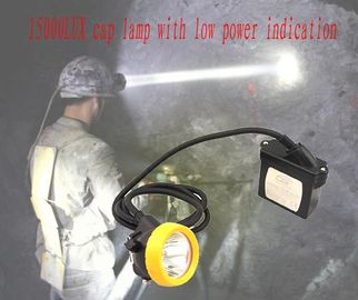 KL5LM led mining safety helmet lamp 6.5Ah rechargeable battery low power indication
