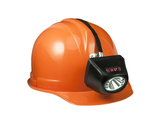 ATEX KL4.5LM 7000ルクス LED採掘用キャップランプ、7Ah充電式リチウムイオンバッテリー、防弾PCハウジング付き