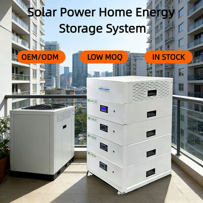 ゴールデンフューチャー 22.5kWh SPS001 スタッカブル スプリット ハイブリッド グリッド ホーム ソーラーシステム (LFPバッテリー、10kWインバーター搭載)