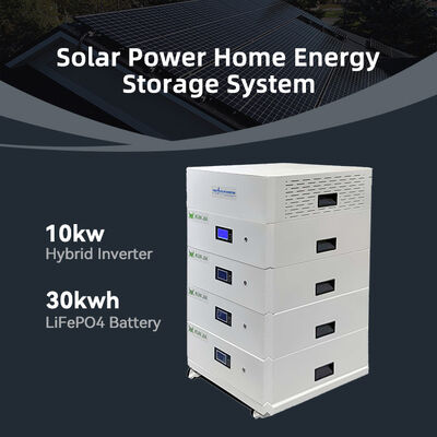 モジュラルの設計 ホーム 太陽光発電貯蔵システム モデル SPS001 30kwh 8000 サイクル寿命 AC220 10kw 太陽光インバーター