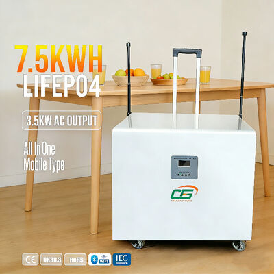BH-7.5KWH オールインワンポータブル発電所 バッテリー貯蔵システム 7.5 kwh 51.2v 3.6Kw Lifepo4 バッテリー