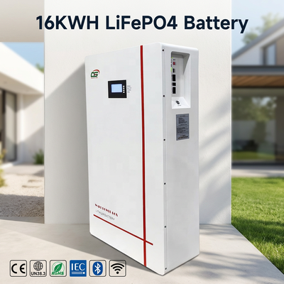 BG02 10kWh 51.2V LiFePO4 太陽電池 蓄電池 パック スマートBMSシステム 超長サイクル 壁掛け家庭用エネルギー貯蔵