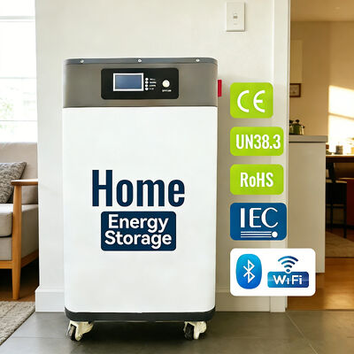 NK006 7.5 KWh LiFePO4 太陽電池 25.6V - BMS 保護付きホームバックアップ電源 CE FCC 認定急速充電