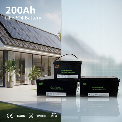 12.8V 150Ah LiFePO4 貯蔵電池 深循環寿命 リチウム電池 BMS保護付き