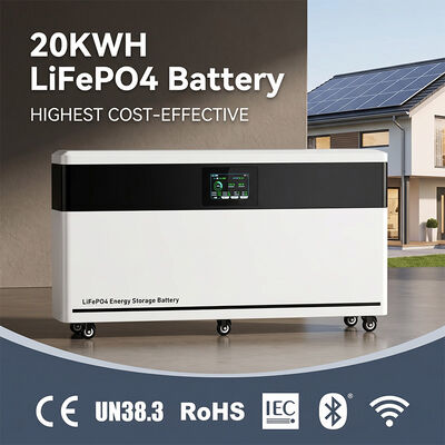 BYDブレードLiFePO4セル搭載 51.2V 200A モジュラーバッテリーバンク、8000サイクル以上の家庭用エネルギー貯蔵に対応